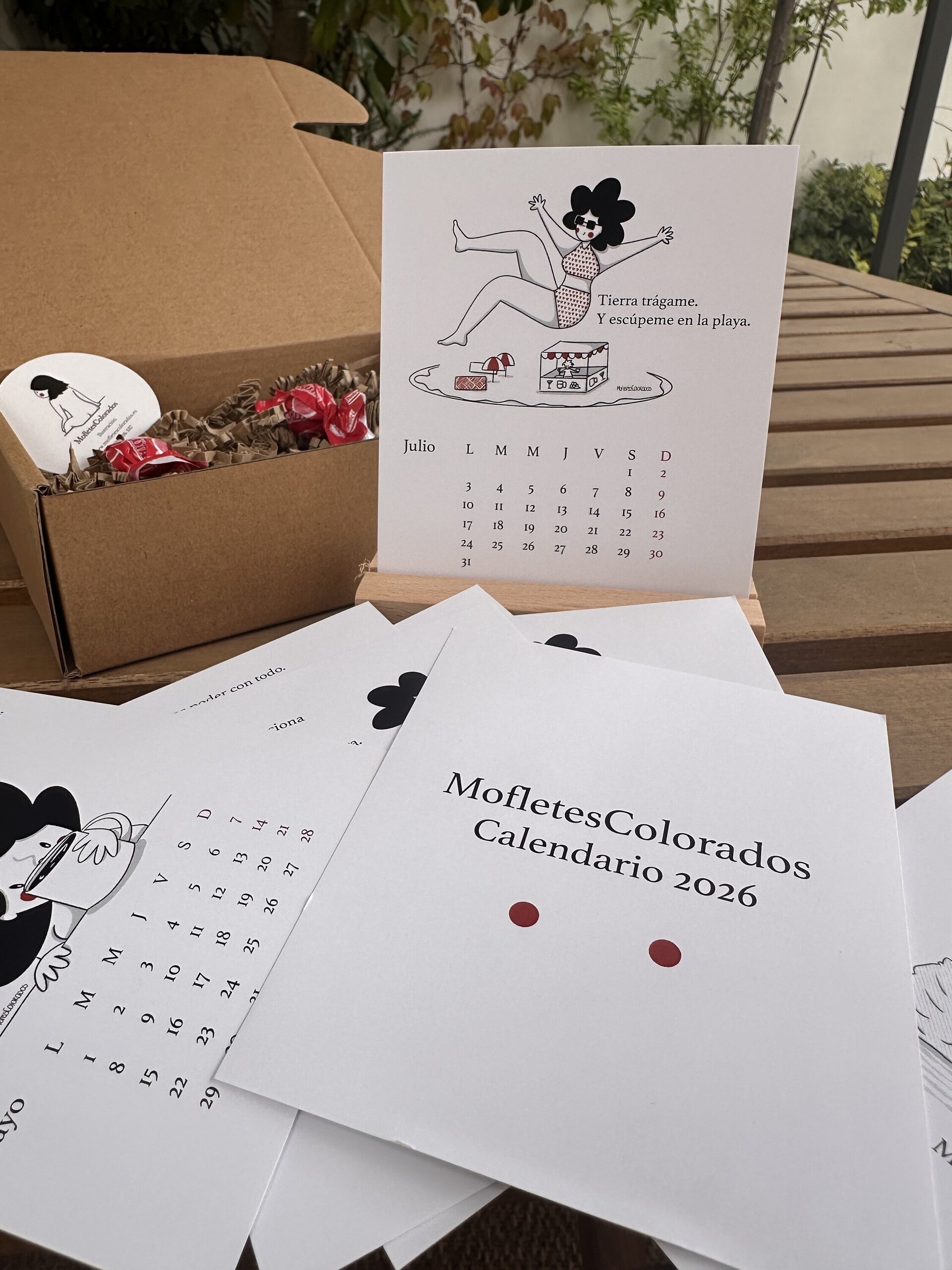 Calendario de sobremesa MofletesColorados 2026 - 3