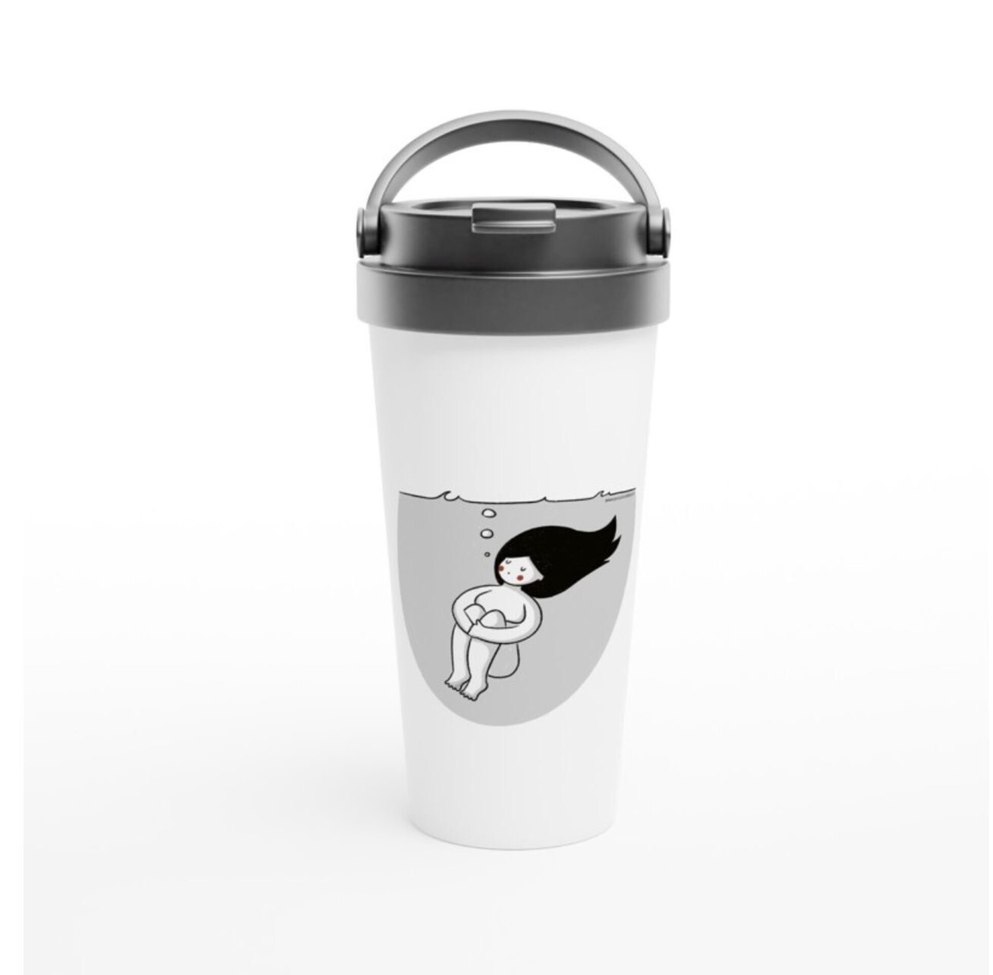 Vaso térmico "Nada cura como una amiga" o con la ilustración que quieras. - 2