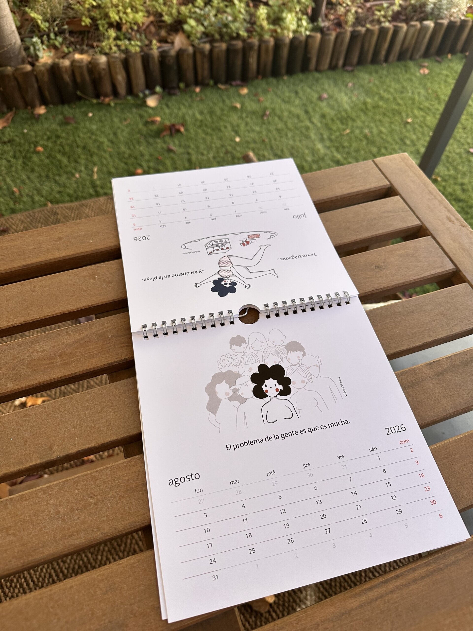 Calendario MofletesColorados 2026 de pared - 3